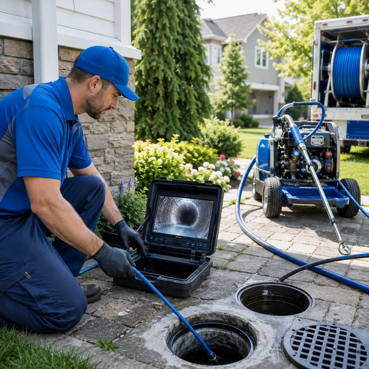 Outdoor drain cleaning professionals serving Andrew, IA
